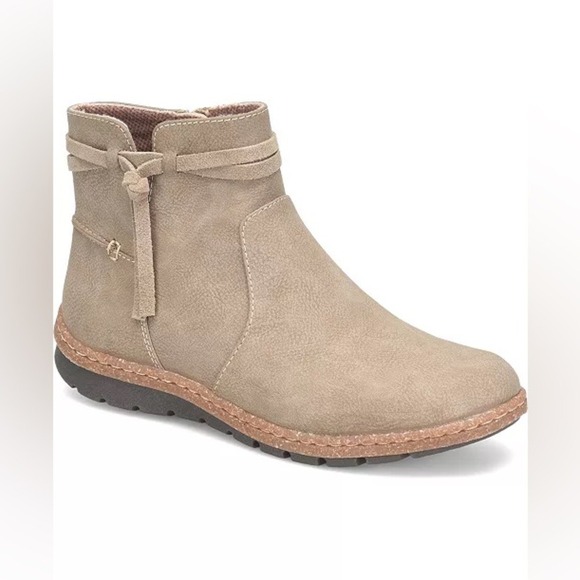 b.o.c. Shoes - b.o.c Women's 11 M Addi Round Toe Bootie Taupe Leather Upper Bohemian